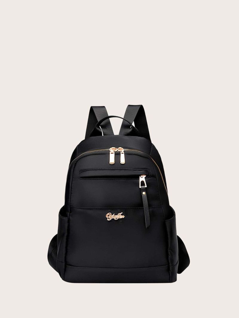 Letter Decor Functional Backpack