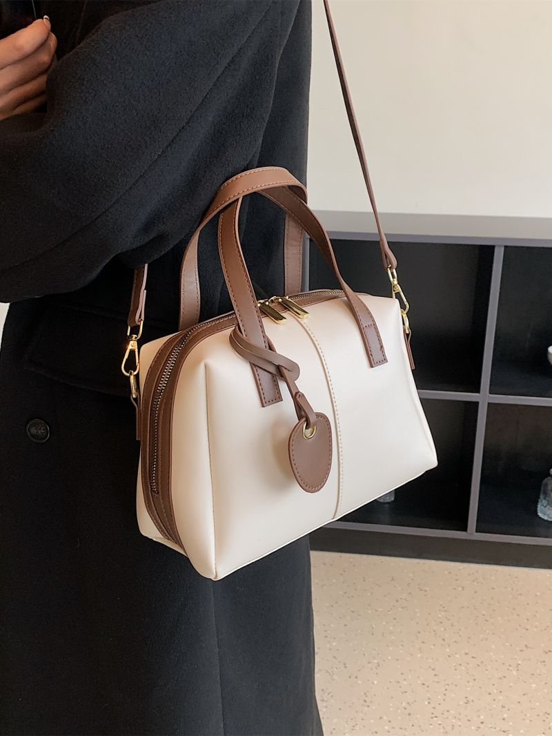 Minimalist Double Handle Boston Bag