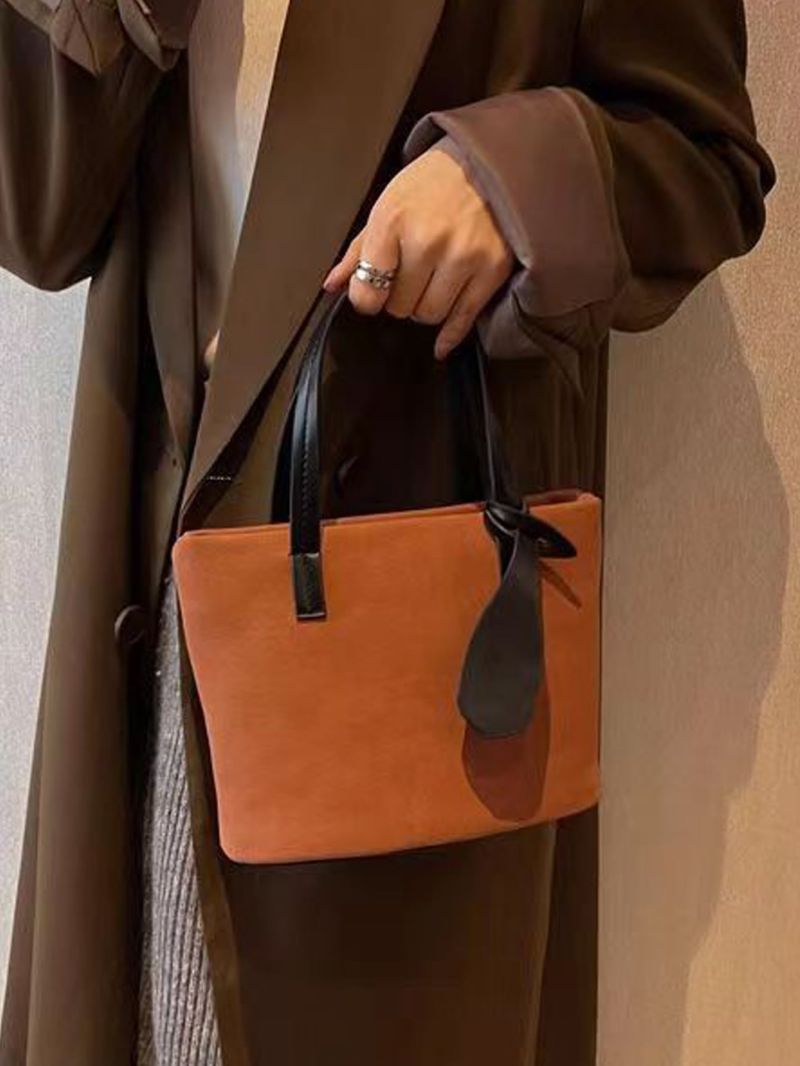 Minimalist Double Handle Square Bag