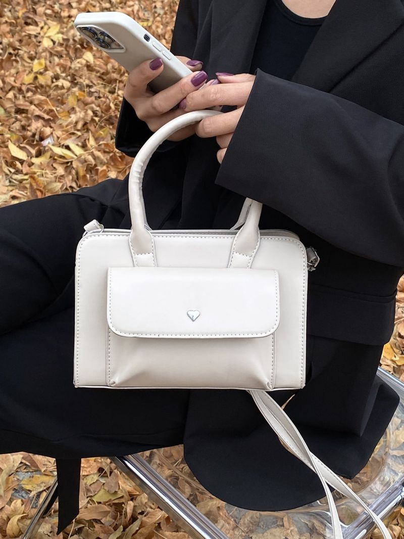 Minimalist Double Handle Square Bag