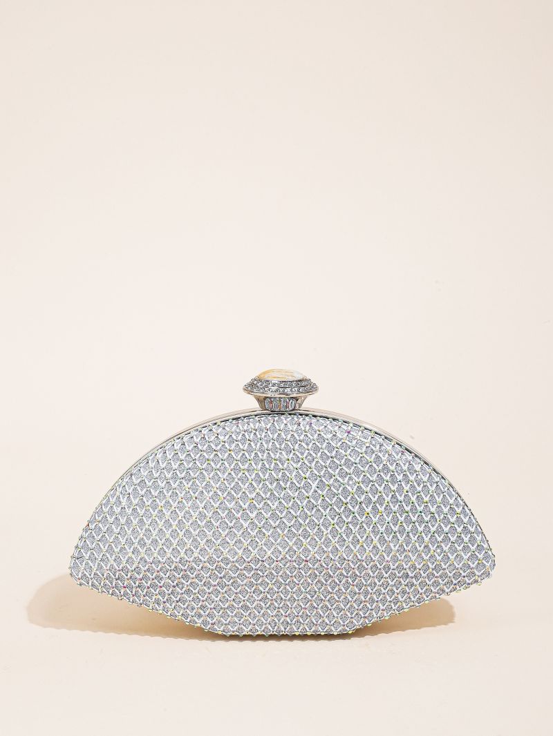 Mini Glitter Rhinestone Decor Box Bag