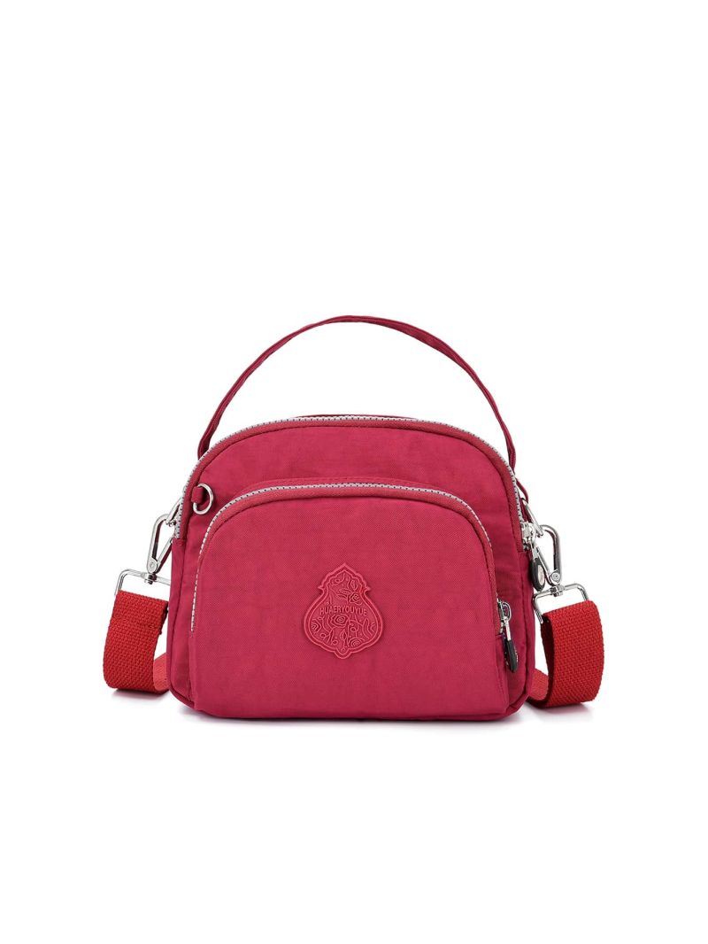 Letter Patch Decor Satchel Bag