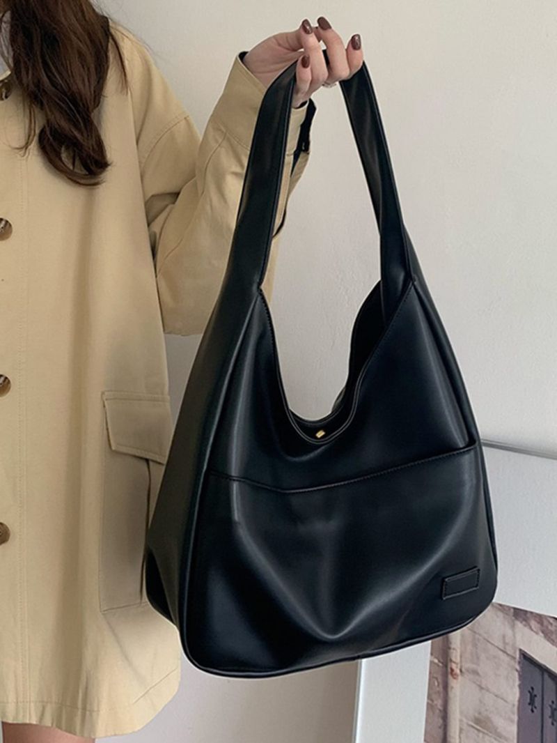 Snap Button Hobo Bag