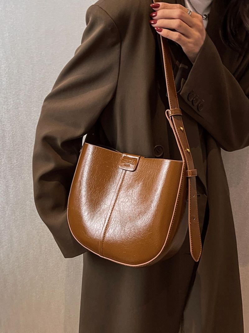 Stitch Detail Saddle Bag
