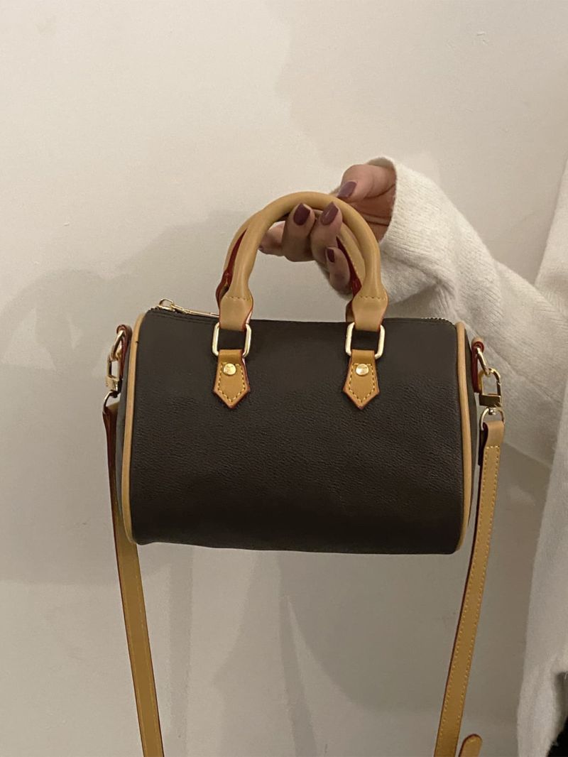 Mini Studded Decor Boston Bag