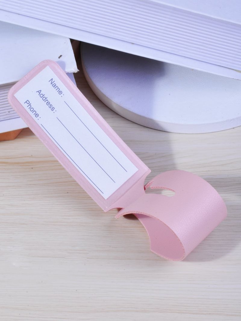 Letter Graphic Luggage Tag
