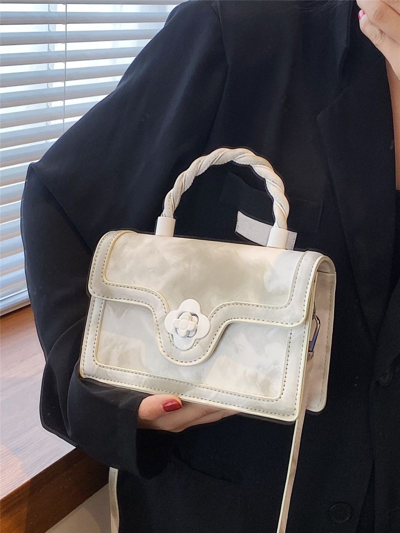 Mini Tie Dye Twist Lock Flap Square Bag