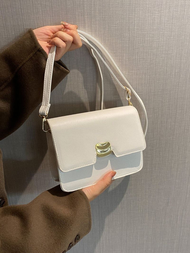 Mini Metal Decor Flap Square Bag