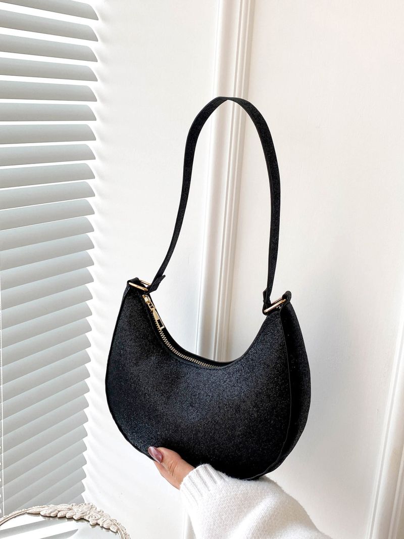 Glitter Minimalist Hobo Bag