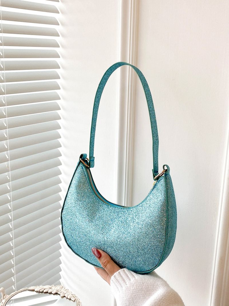 Glitter Minimalist Hobo Bag