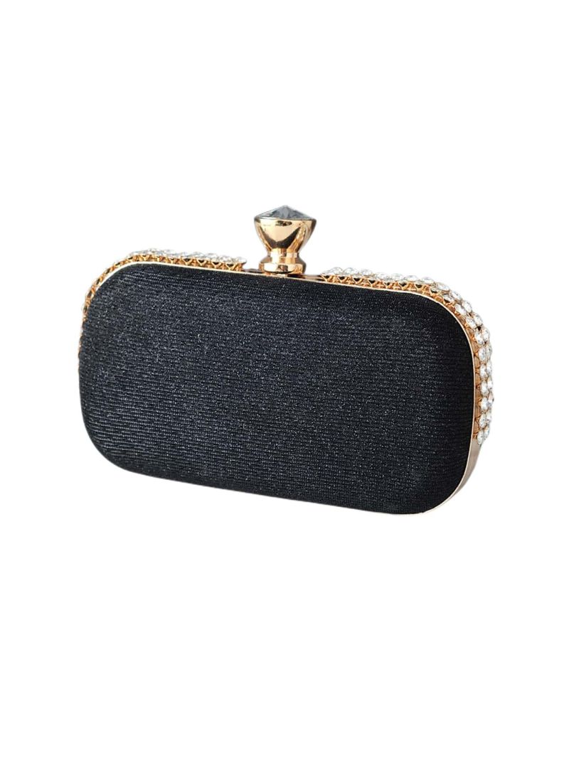 Mini Glitter Rhinestone Decor Box Bag