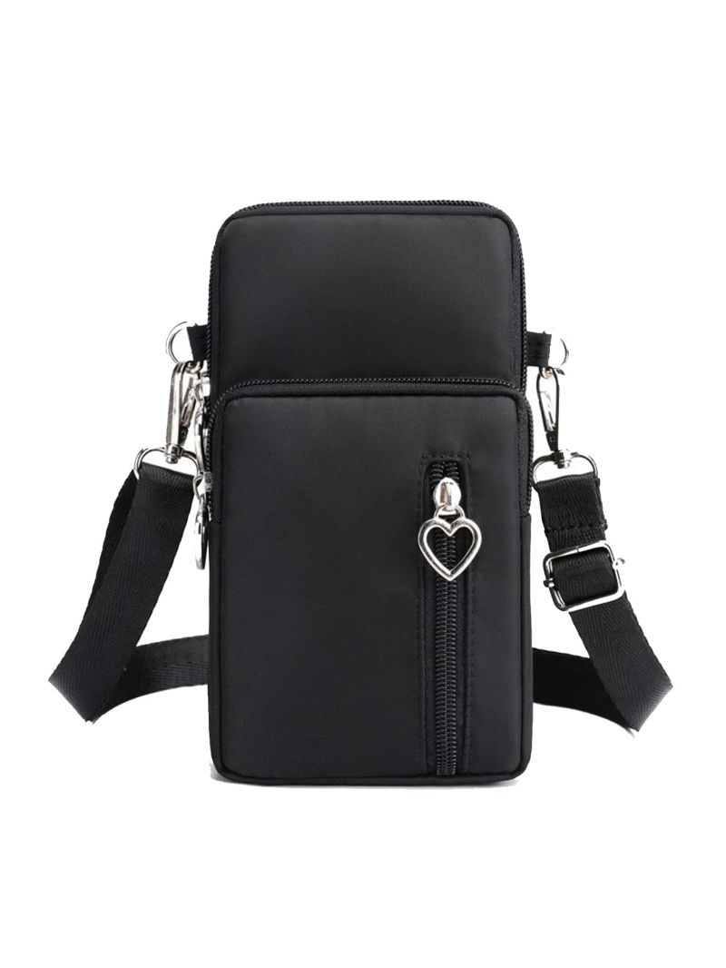 Heart Zipper Phone Wallet
