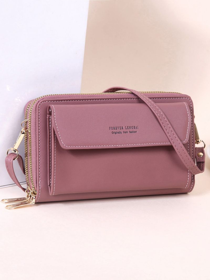 Letter Graphic Phone Wallet