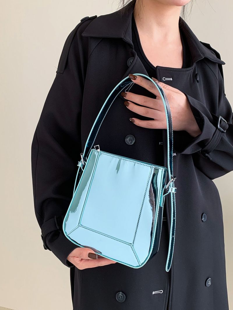 Metallic Minimalist Square Bag