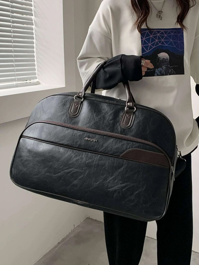Letter Graphic Duffel Bag