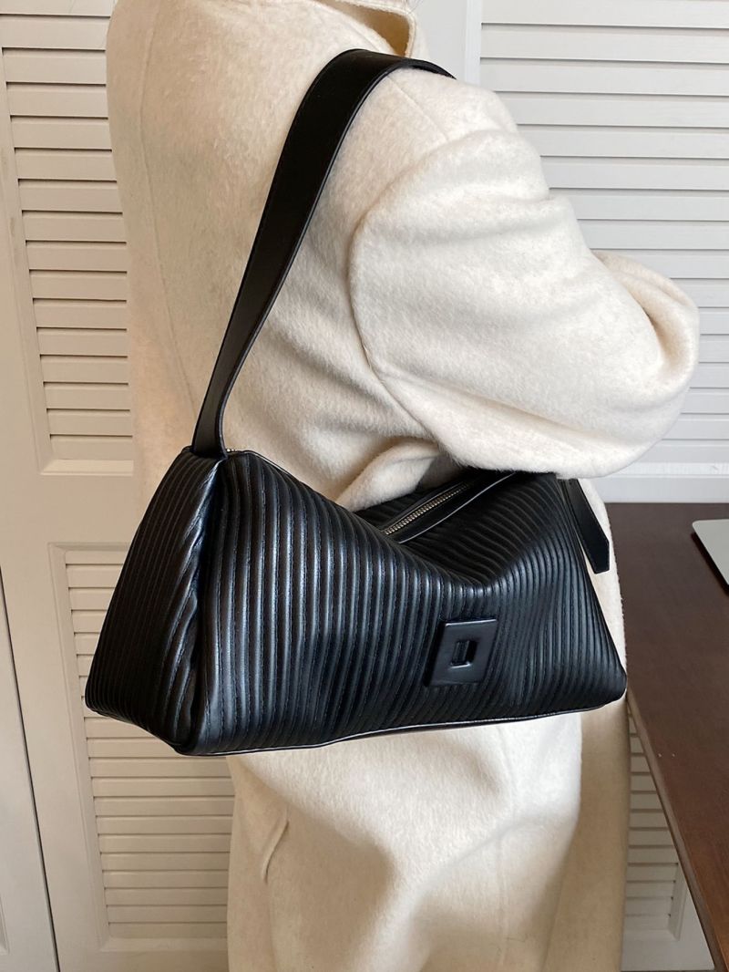 Minimalist Textured Hobo Bag