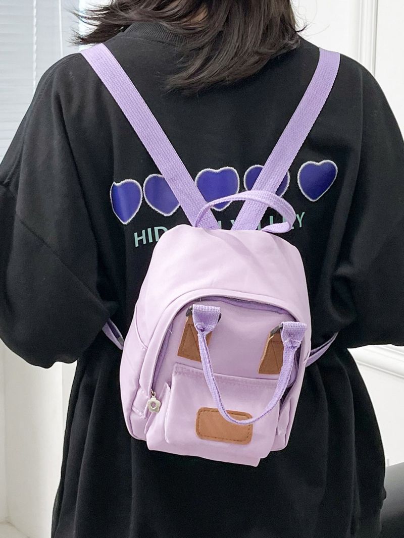 Patch Decor Fashion Backpack