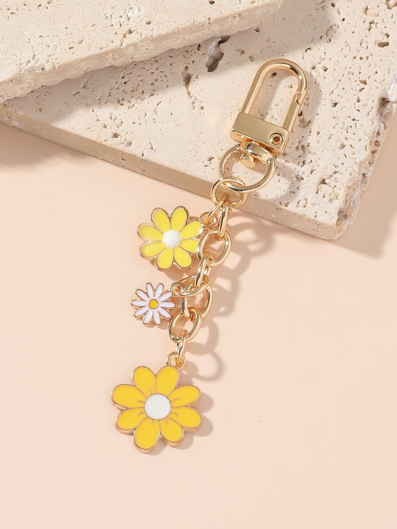 Flower Design Bag Charm