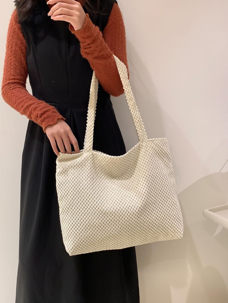 Minimalist Double Handle Shopper Bag