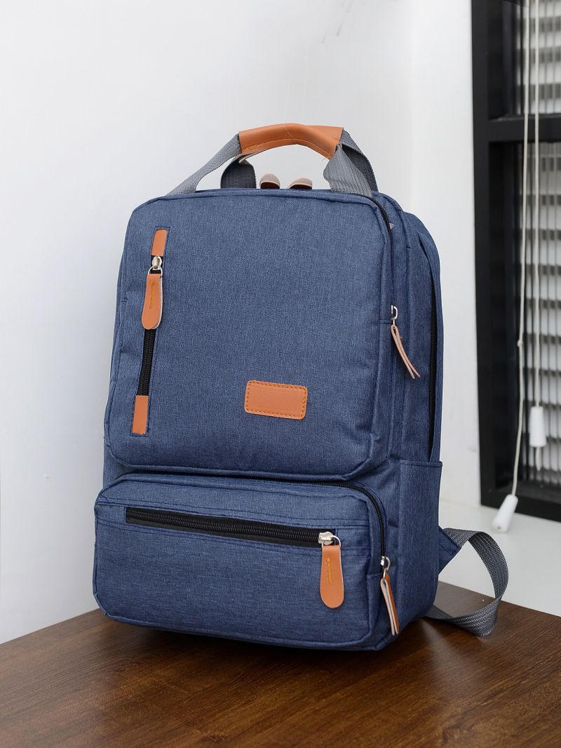 Patch Decor Classic Backpack