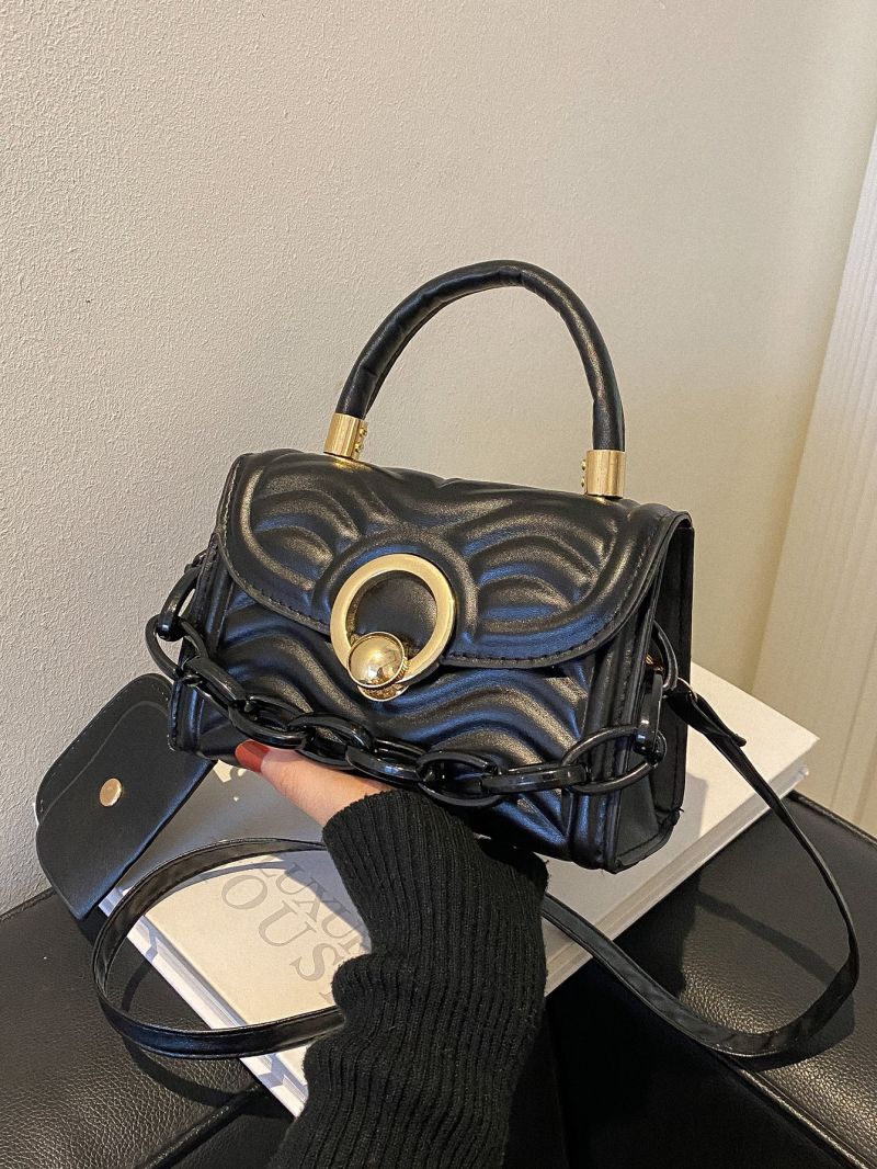 Mini Chain Decor Flap Square Bag