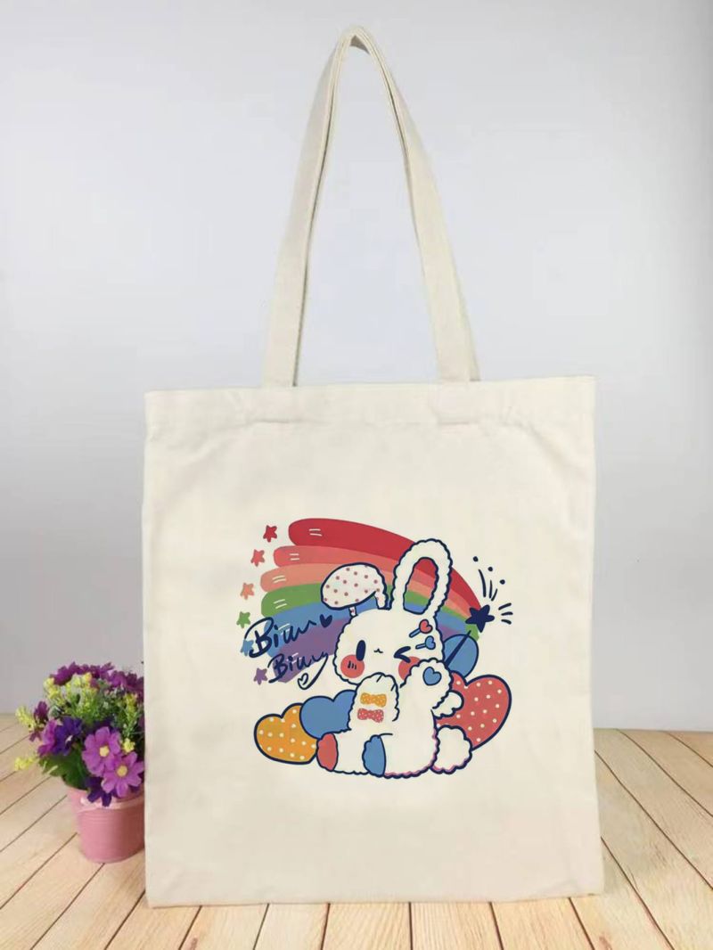 Cartoon Graphic Shopper Bag