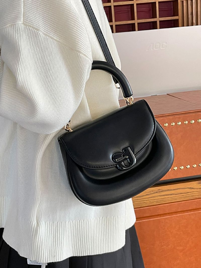 Minimalist Flap Saddle Bag