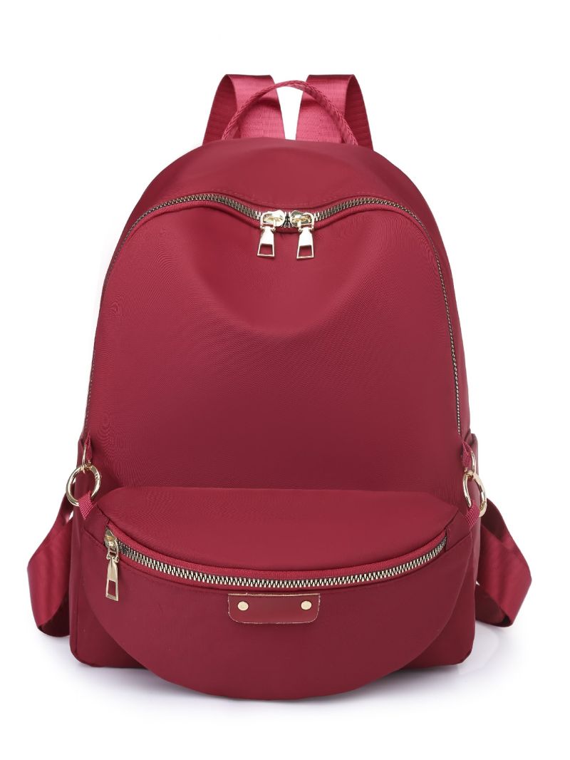Minimalist Studded Decor Functional Backpack