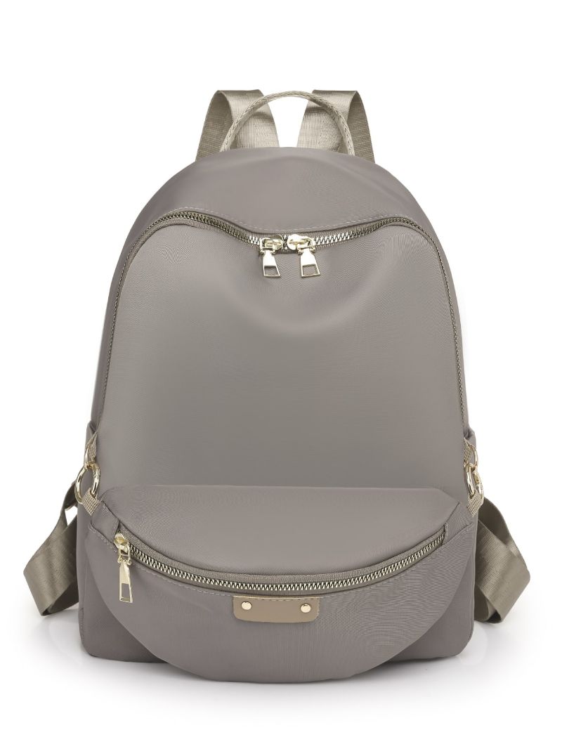 Minimalist Studded Decor Functional Backpack