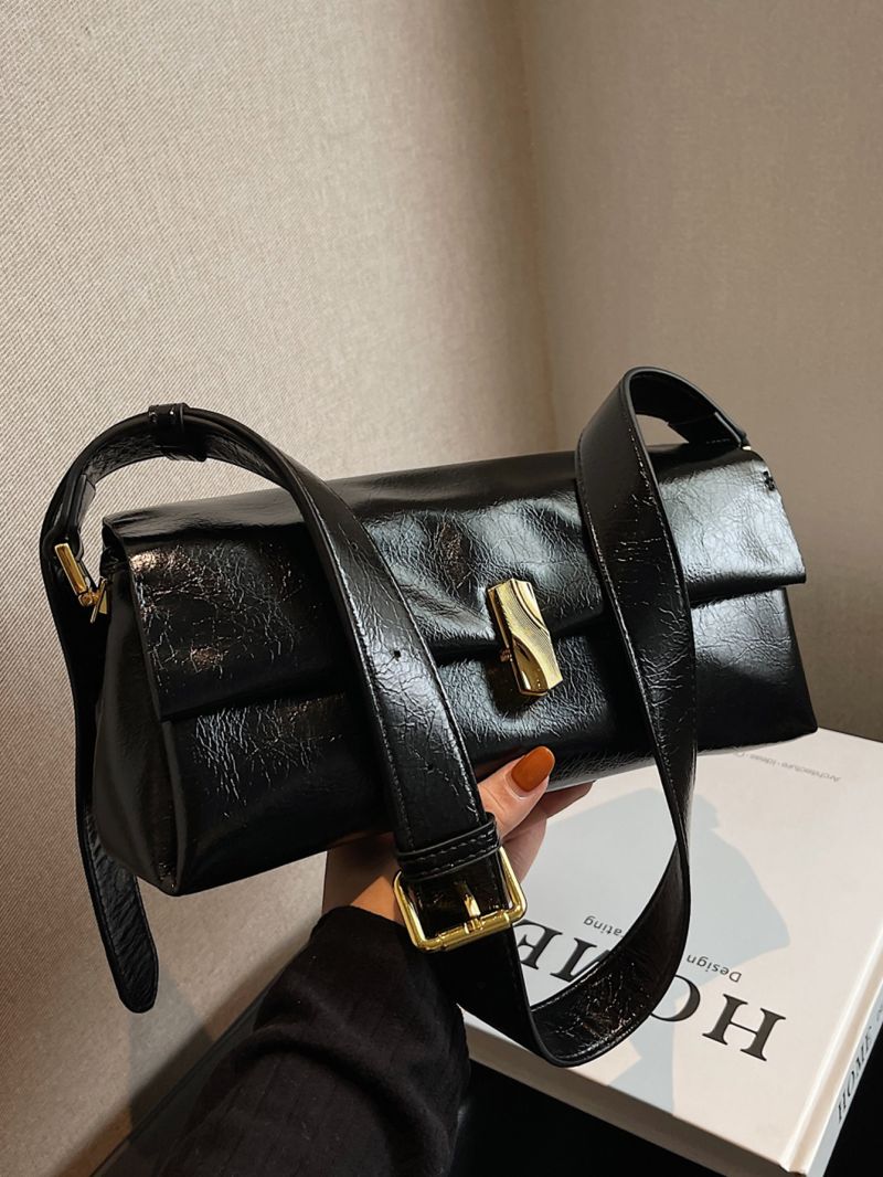 Minimalist Metal Decor Square Bag