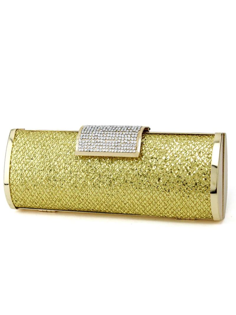 Glitter Rhinestone Decor Evening Bag