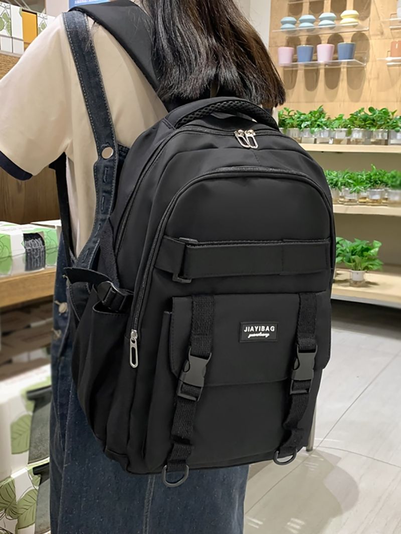 Letter Patch Classic Backpack