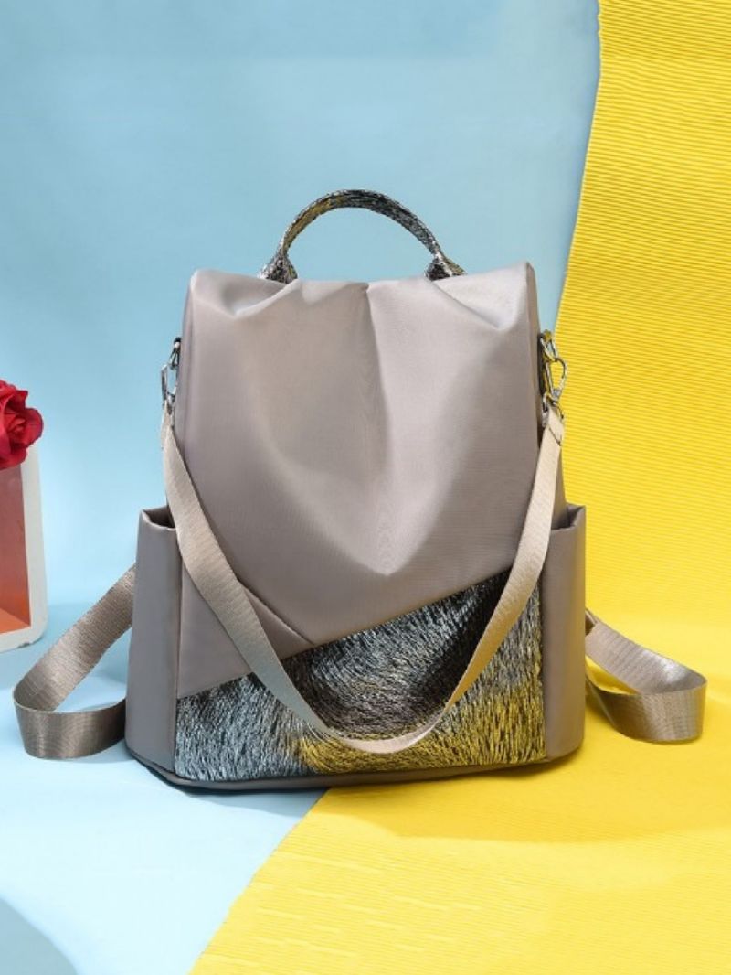 Medium Classic Backpack Black Waterproof Adjustable Strap For Daily