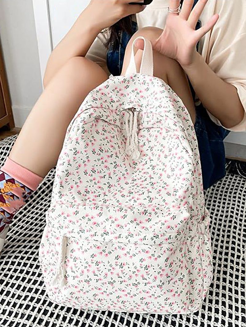 Flower Graphic Classic Backpack