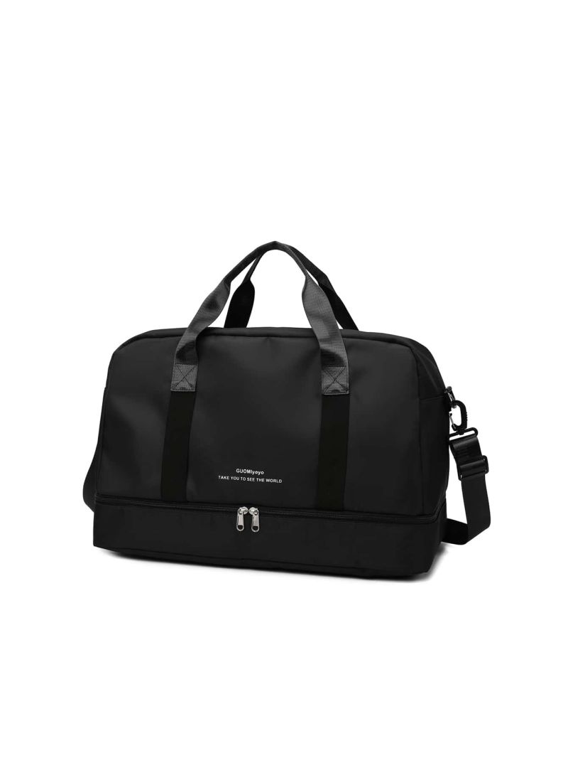 Letter Graphic Duffel Bag