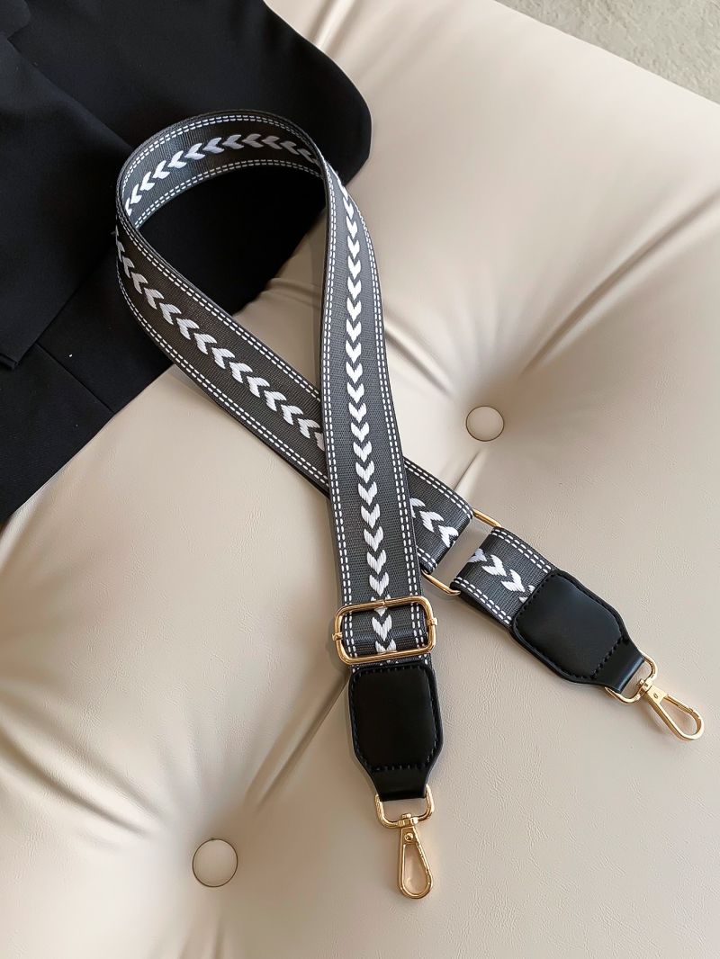 Geometric Pattern Bag Strap