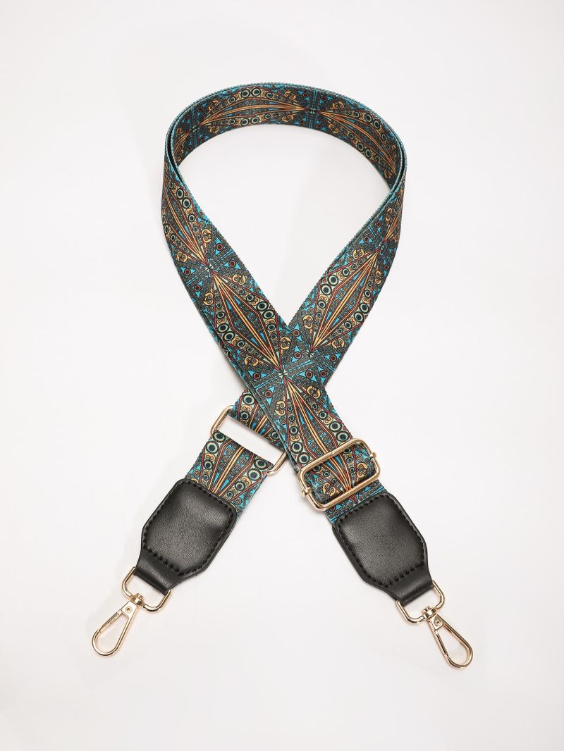 Geometric Pattern Bag Strap