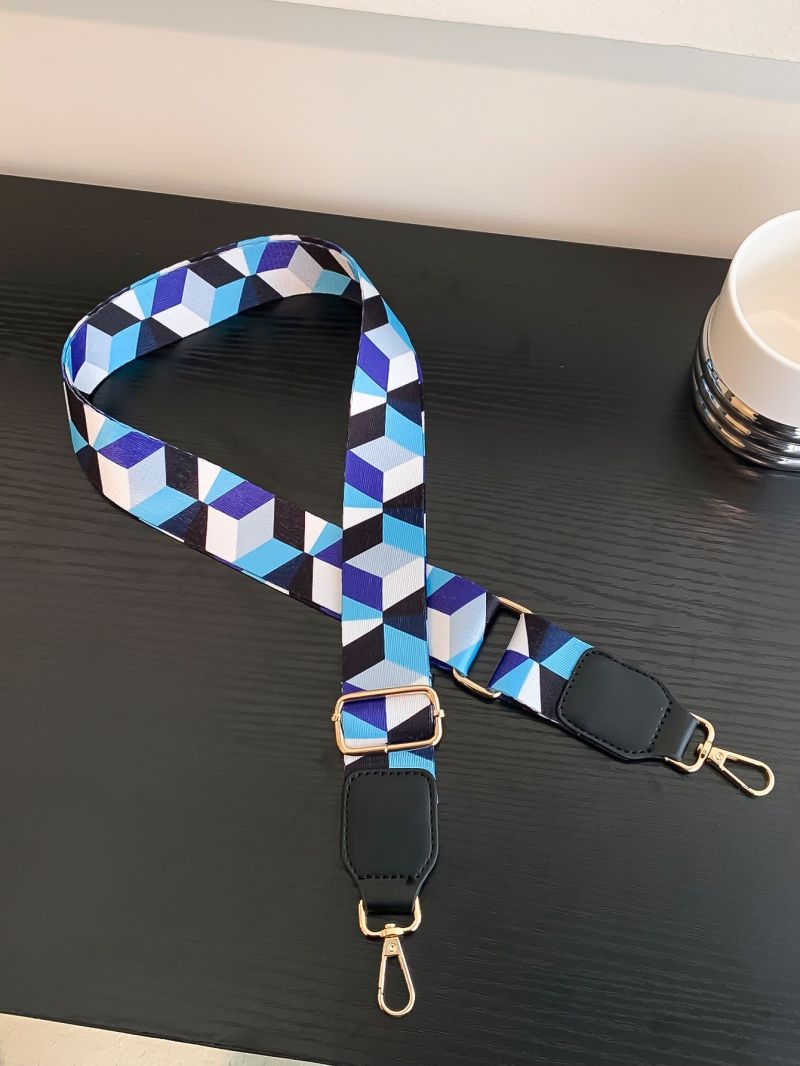 Geometric Pattern Bag Strap