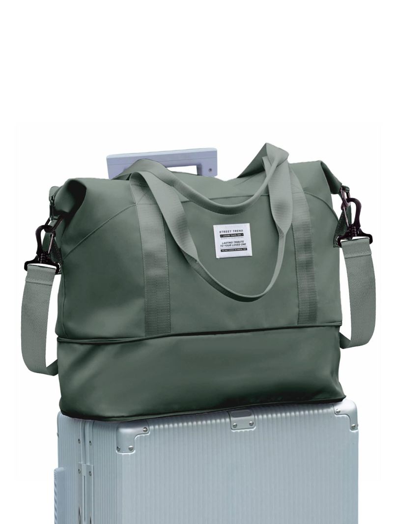 Travel Bag Waterproof Duffel Gym Tote Bag, Weekender Carry-on Overnight Bag For Women