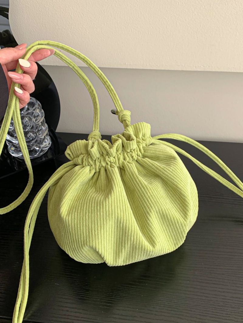 Mini Drawstring Design Bucket Bag