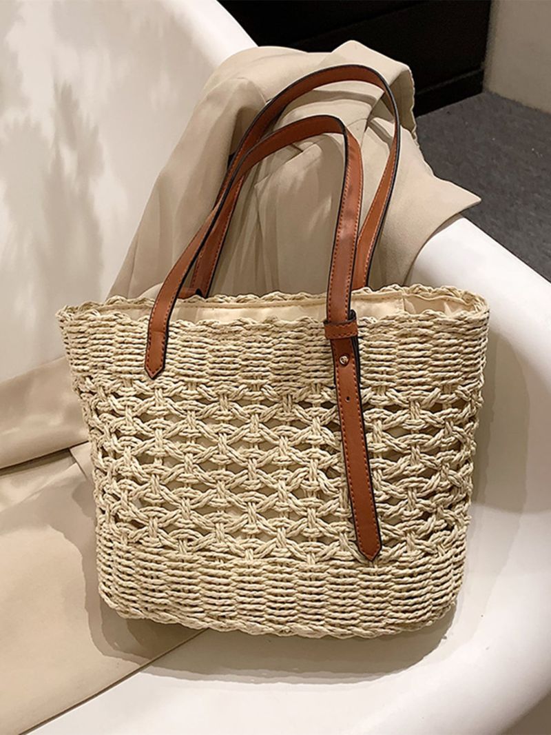 Minimalist Straw Bag