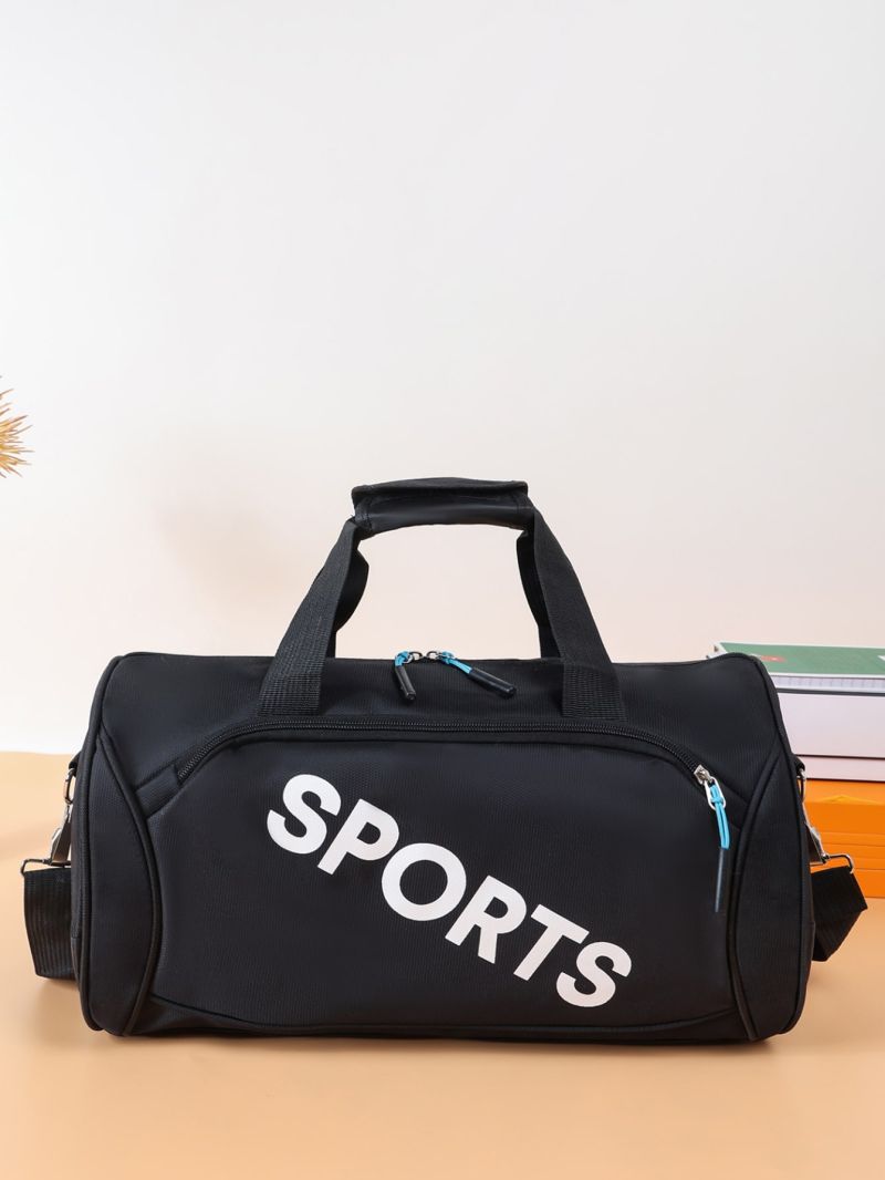 Letter Graphic Travel Bag