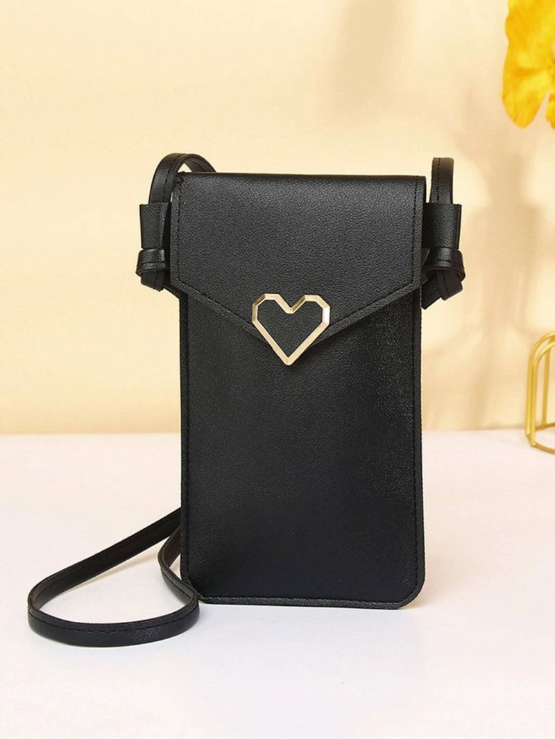 Heart Decor Phone Wallet