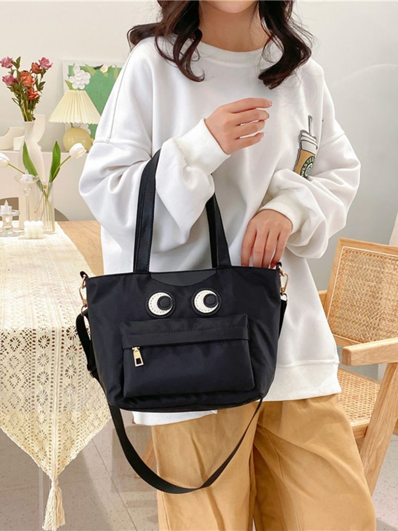 Eye Patch Detail Shopper Bag