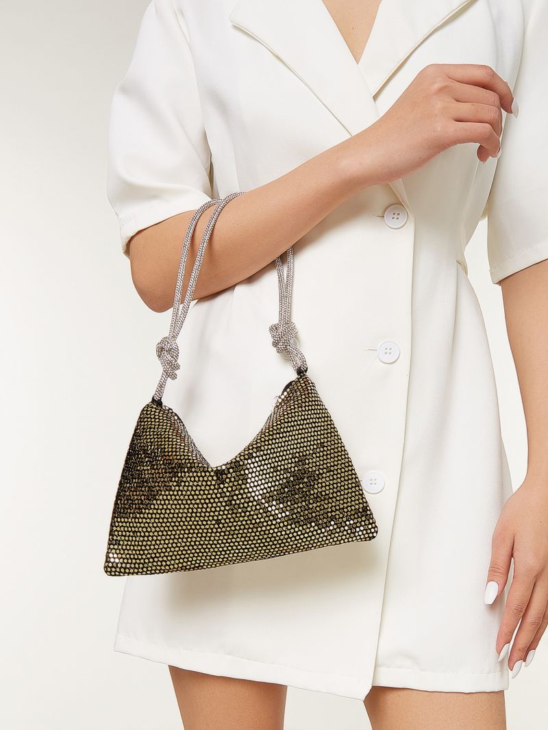 Sequin Decor Hobo Bag