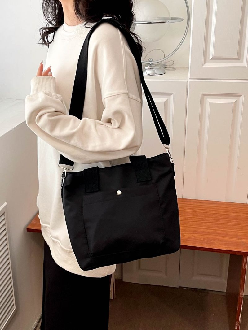 Minimalist Double Handle Square Bag