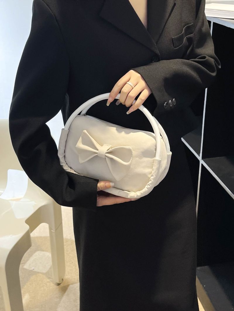 Mini Bow Decor Satchel Bag
