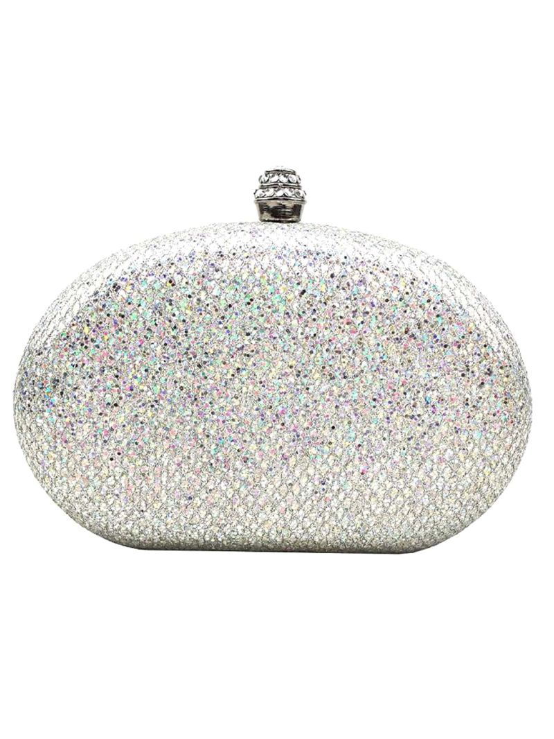 Mini Glitter Rhinestone Decor Box Bag