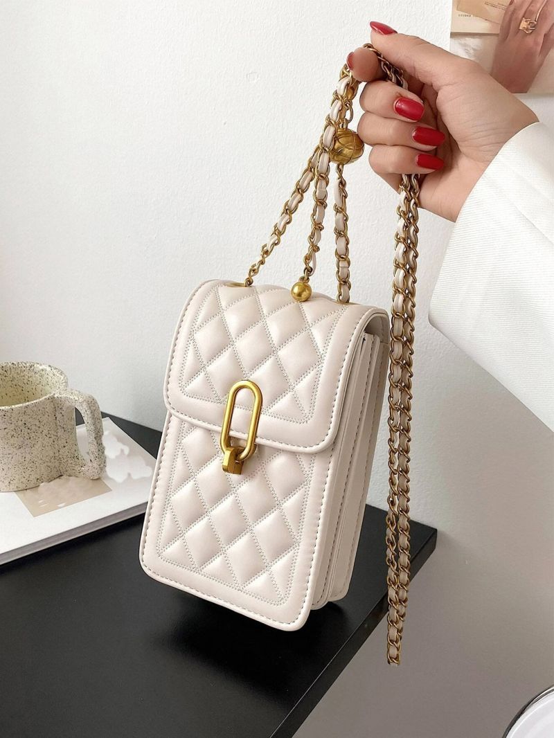 Quilted Flap Phone Wallet