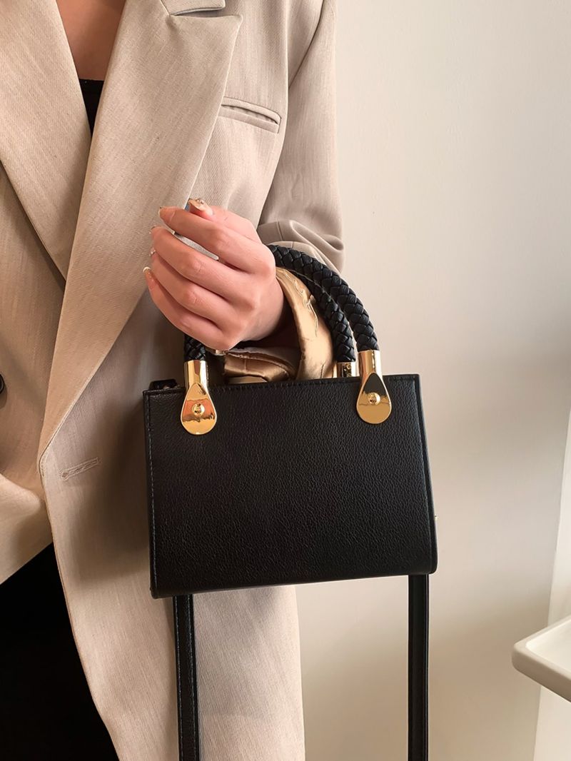 Mini Litchi Embossed Square Bag